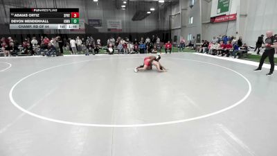 144 lbs Champ. Rd Of 64 - Adaias Ortiz, Spartan RTC@LHP vs Devon Mendenhall, Iowa