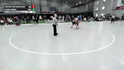 215 lbs Cons. Rd Of 16 - Brooks Beitelspacher, Iowa vs Kadin Dibbini, Manhattan Regional Training Center (MRTC)