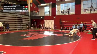132 lbs Champ. Round 1 - Jack Schilling, Cedar Rapids Jefferson vs Ethan McManus, Prairie, Cedar Rapids