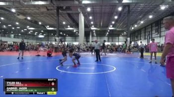 100 lbs Placement (4 Team) - Gabriel Jager, BEASTWORKS WRESTLING CLUB vs Tyler Gill, HANOVER HAWKEYE