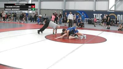 81 lbs Champ. Rd Of 16 - Sloane Hyland, Outlaw Wrestling Club vs Abigail Mahoney, COBRA ALL-STARS / Cobra Wrestling Systems LLC