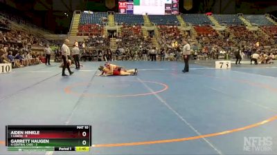 220 lbs Semis & 1st Wrestleback (8 Team) - Aiden Hinkle, 1-Lisbon vs Garrett Haugen, 4-Central Cass