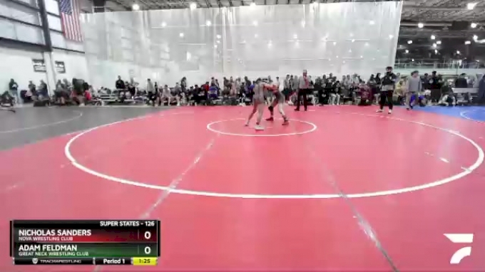 126 lbs Quarterfinal - Nicholas Sanders, NOVA Wrestling Club vs Adam ...