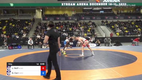 74 kg Semifinal - Jason Nolf, NLWC/TMWC vs David Carr, CRTC/TMWC