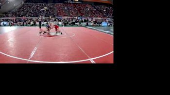 3A 138 lbs Champ. Round 1 - Tanner Labrum, Kamiah vs Garrett Rogers, Cascade