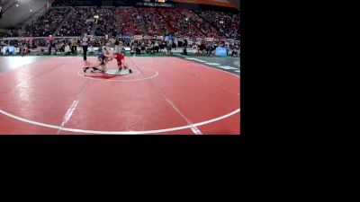 3A 138 lbs Champ. Round 1 - Tanner Labrum, Kamiah vs Garrett Rogers, Cascade