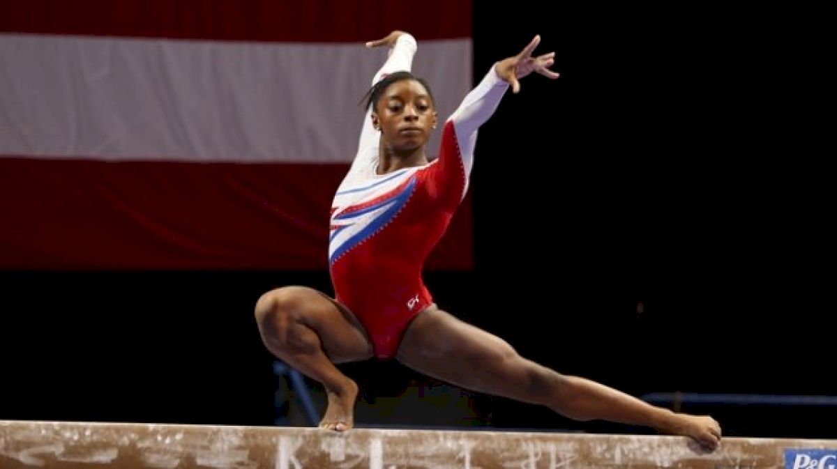 Simone Biles Wins World  All Around Title