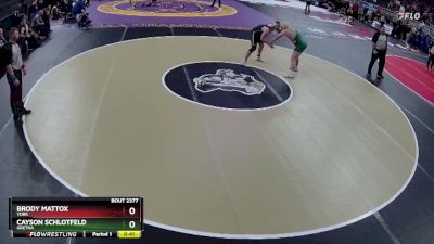 5th Place Match - Cayson Schlotfeld, Gretna vs Brody Mattox, York