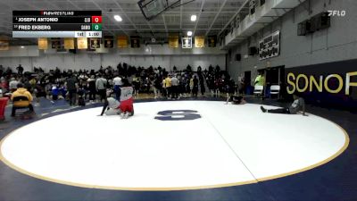 165 lbs Champ. Round 1 - Joseph Antonio, St. John Bosco vs Fred Ekberg, Santa Monica