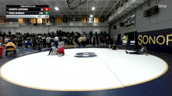 165 lbs Champ. Round 1 - Joseph Antonio, St. John Bosco vs Fred Ekberg, Santa Monica