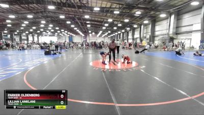 52 lbs Rd# 9- 2:15pm Saturday Final Pool - Lillian Lanklani, Team Ohio vs Parker Oldenberg, Team BAM