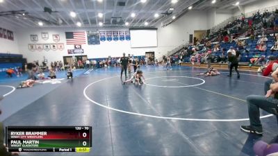 70 lbs 5th Place Match - Ryker Brammer, Windy City Wrestlers vs Paul Martin, Wright Gladiators