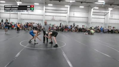 105 lbs Round 6 (8 Team) - Kamden DeShon, Neighborhood Wrestling vs Tommy Lucuski, CTWHALE Green