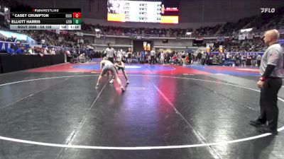 5A 106 lbs Semifinal - Casey Crumpton, Elmore County School vs Elliott Harris, Leeds