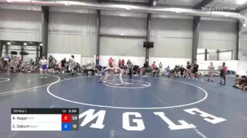 69 kg Prelims - Anthony Apgar, Easton Gold Medal vs Zechariah Osburn, Gunston Wrestling Club