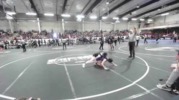 130 lbs Consi Of 8 #2 - AvyAnne Gonzalez, No Team vs BreeDana Young, PV Youth Wrestling