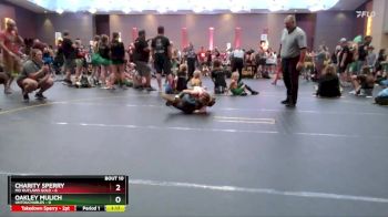 57 lbs Finals (8 Team) - Charity Sperry, MO Outlaws Gold vs Oakley Mulich, Untouchables