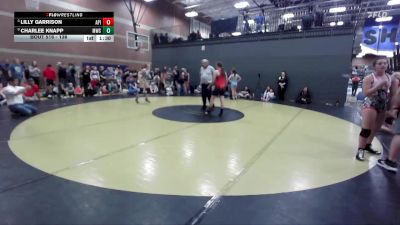138 lbs Quarterfinal - Lilly Garrison, Anderson Performance Institute vs Charlee Knapp, Middleton Wrestling Club