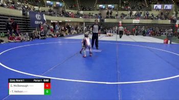 45 lbs Cons. Round 1 - Tre Nelson, Dodgeville vs Coen McDonough, Pursuit Wresting Minnesota