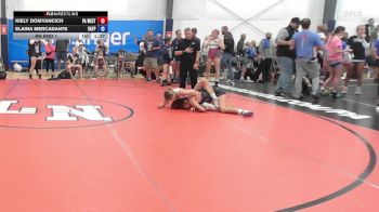 56 lbs Rr Rnd 1 - Kiely Domyancich, PA West White - W vs Elaina Mercadante, Virginia Team Predator - W