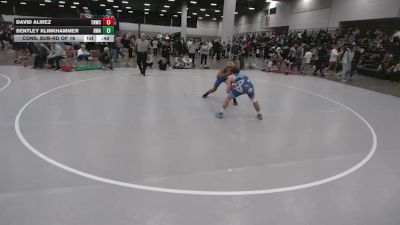 120 lbs Cons. Sub-rd Of 16 - David Alirez, Top Notch Wrestling Club vs Bentley Klinkhammer, Heartland Wrestling Academy