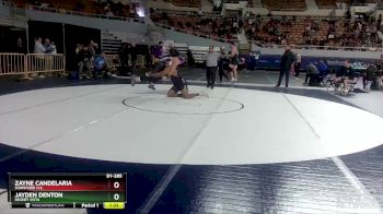 D1-285 lbs Quarterfinal - Jayden Denton, Desert Vista vs Zayne Candelaria, Sunnyside H.S.