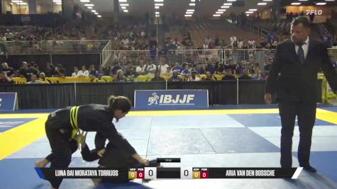 Aria Van Den Bossche vs Luna Bai Morataya Torrijos 2025 Pan Kids Jiu-Jitsu IBJJF Championship