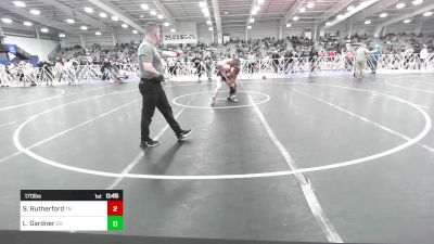 170 lbs Consi Of 32 #2 - Sawyer Rutherford, TN vs Lincoln Gardner, OH