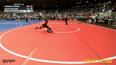 55 lbs Round Of 32 - Leonidas Cortese, Cory Clark Wrestling vs Dallas Williams, Minion Training Center