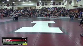 S-2 lbs Round 3 - Sophia Hurley, Indee Mat Club vs Laynie Tudor, Waverly Area Wrestling Club