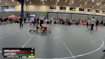 76 lbs Round 1 (8 Team) - Joseph Cervantes, Daniel Cormier WA vs Cassin Shiekh, Burnett Trained WC