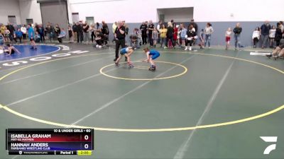 60 lbs Round 2 - Isabella Graham, Mat-Su Matmen vs Hannah Anders, Fairbanks Wrestling Club