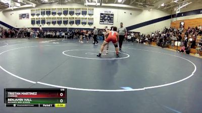 175 lbs Cons. Round 4 - Benjamin Hall, Alliance High School vs Tristan Martinez, Chardon