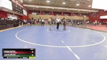 177 lbs Champ. Round 2 - Logan Bruce, Maria Carrillo High School vs Zhuri Ruffin, El Cerrito High School