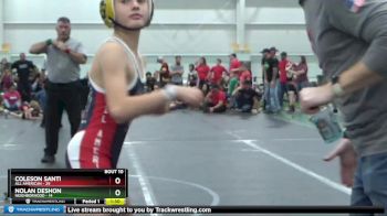 80 lbs Round 3 (8 Team) - Lewis Flossie, Neighborhood vs Brooks Burmeister, All American