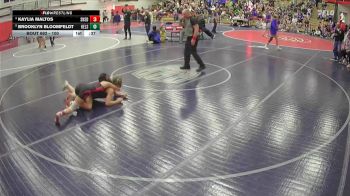 100 lbs Cons. Round 4 - Brooklyn Bloomfeldt, Kelso vs Kaylia Maltos, Sunnyside