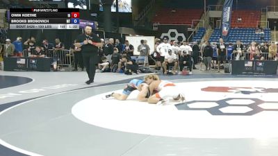 150 lbs Cons. Rd Of 64 - Owin Koethe, Iowa vs Brooks Brosovich, Montana