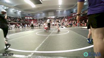 46 lbs Consi Of 16 #1 - Wyatt Dorsey, Mannford Pirate Youth Wrestling vs Kase Williams, Raw Wrestling Club