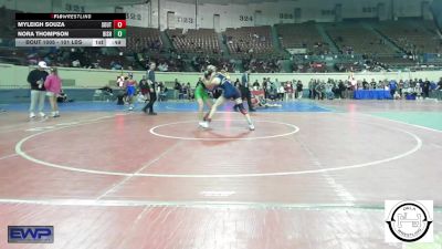 101 lbs Consi Of 4 - Myleigh Souza, Southmoore SaberCats Wrestling vs Nora Thompson, Bishop McGuinness