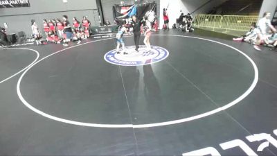 135 lbs Mila Thompson, SAWA - Sacramento Area Wrestling Association vs Leia Adams, CVWA - Central Valley Wrestling Association