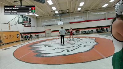 84 lbs 1st Place Match - Ezekial White, Lander Middle School vs Bridger Jacobs, Lander Middle School