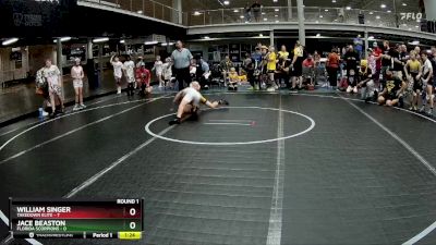 80 lbs Round 1 (8 Team) - Jace Beaston, Florida Scorpions vs William Singer, Takedown Elite