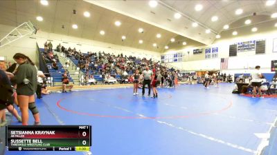 130 lbs Quarterfinal - Sussette Bell, Threshold Wrestling Club vs Setsianna Kraynak, AB Miller