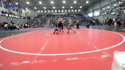 61 lbs Consolation - Jaxon Doherty, Beebe Badgers Wrestling Club vs Sawyer Simpson, Salina Wrestling Club