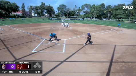 Replay: Cal Lutheran vs Redlands | May 2 @ 3 PM