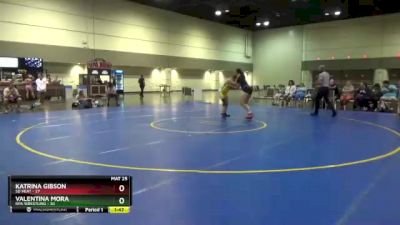 155 lbs Round 2 (16 Team) - Valentina Mora, RPA Wrestling vs Katrina Gibson, SD Heat