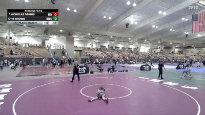 55 - 5th 1st Place Match - Nicholas Dennis, Elite Wrestling Academy vs Otis Brown, Woodford Elite Wrestling Club