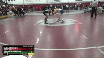 145 lbs Champ. Round 2 - Luciano Esoldo, Shadow Ridge vs Deshawn Johnston, Rancho