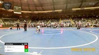 55 lbs Consolation - Emory White, MarcAurele Youth vs Calvin Doll, Paynesville