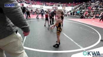 49 lbs Quarterfinal - Aysa Al-Qahtani, Wyandotte Youth Wrestling vs Ryker Campbell, Pryor Tigers